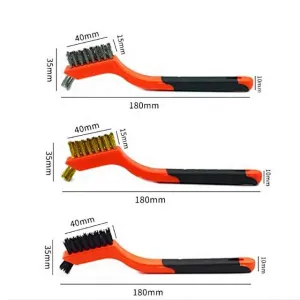 3 PCS Kitchen Brush Gas Stove Cleaning Brush Car Wash Brush
